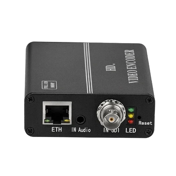 Haiwei H8114 H.264 Video SDI to IP Encoder with SDI output  RTMPS SRT UDP Encoder for  Live Streaming Video conference