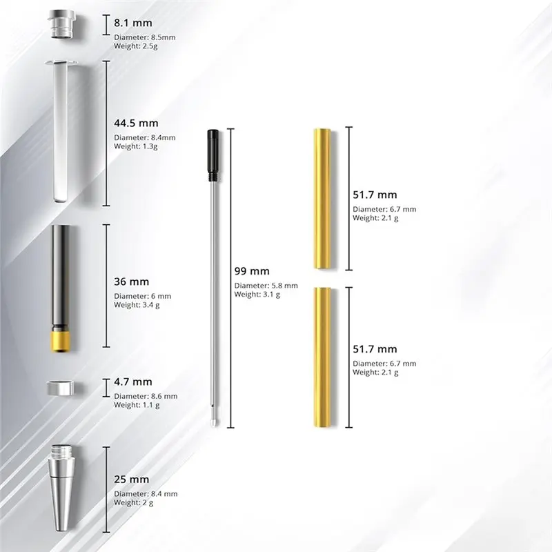 Наборы ручек для токарной обработки древесины, 10 шт. - 20 шт. заготовки для токарной обработки древесины, тонкая ручка для медных инструментов своими руками