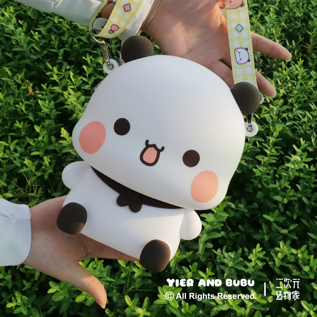 

Genuine Yier Bubu Character Silicone Messenger Bag Cute Bag Cartoon Outdoor Large-Capacity Portable Bag Children'S Birthday Gift