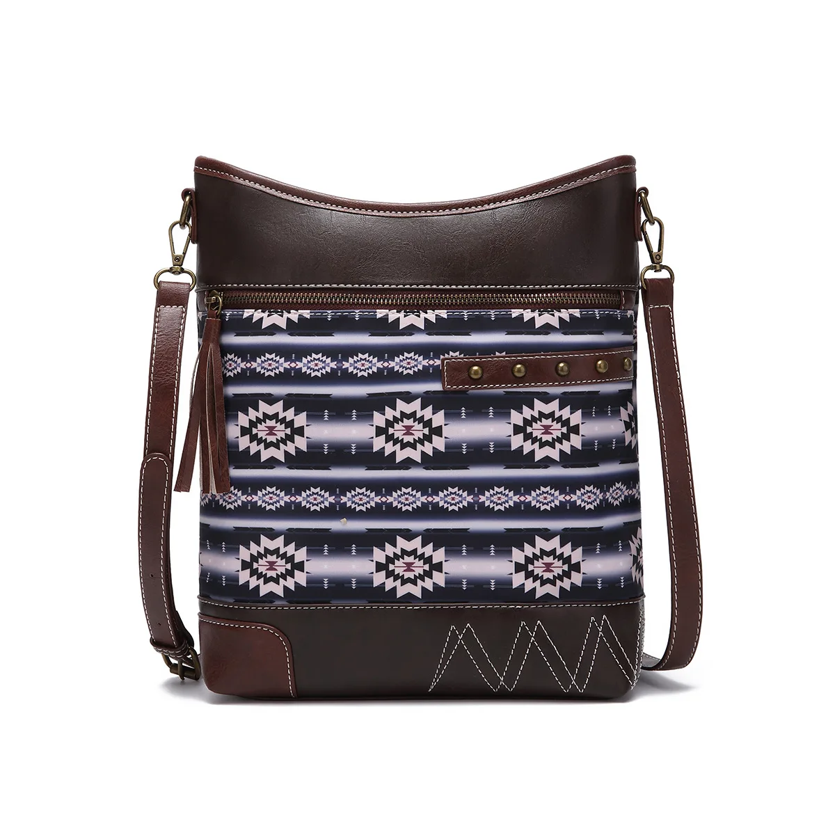 

Fashion Women Bohemian Shoulder Bags New Texture Printed Twill Waterproof Fabric Leisure Versatile Outdoor Crossbody Bags ita