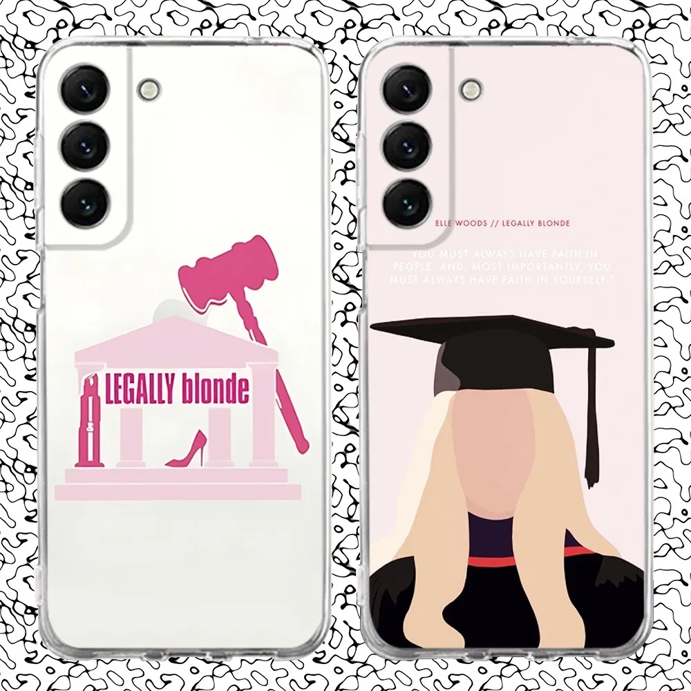 

Legally Blonde Movie Phone Case Silicone For Samsung S30,S23,21,22,20 Ultra,S20 FE lite,S10,9,PIus Note20ultra Cover Clear