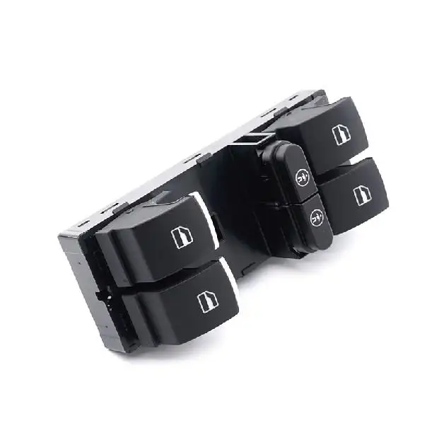 for VW Sharan Touran Touareg Seat Alhambra Car Regulator Window Control Main Switch Front left 10 PIN 7P6959857 Repair Kits 