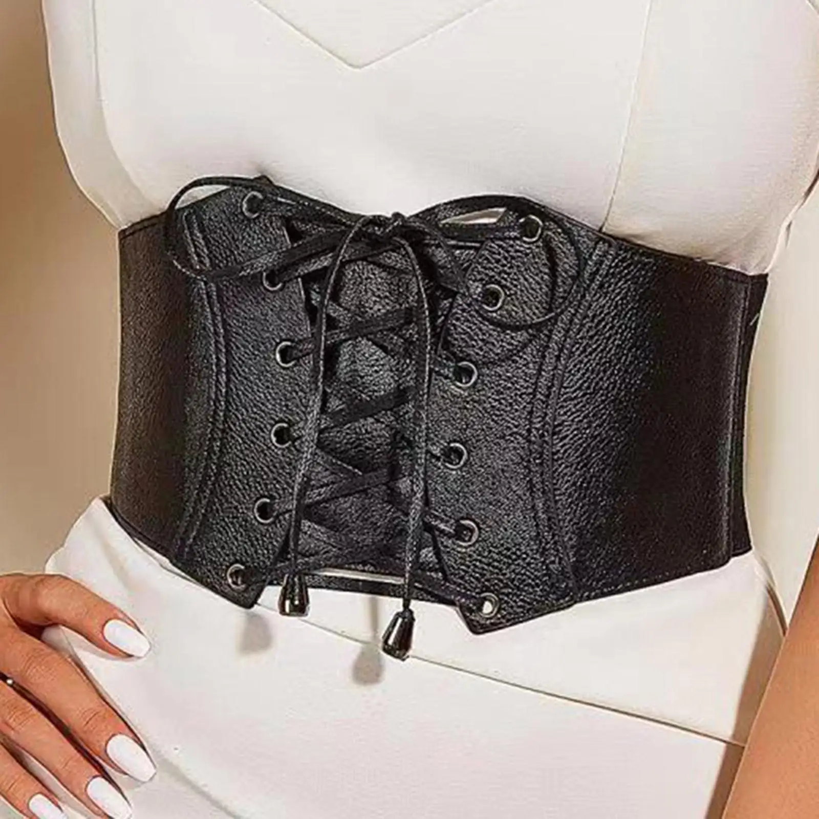 Ladies Womens Belt Corset Wide Stretch , Adjustable Strap Underbust for Dresses Ladies Party Female Wedding