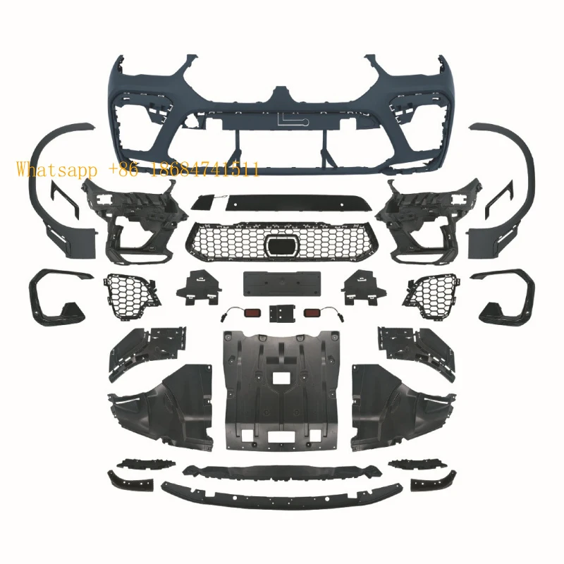 G06 2020-2022 Pre-facelift X6M Style Full Body Kit Front Rear Bumper Assembly