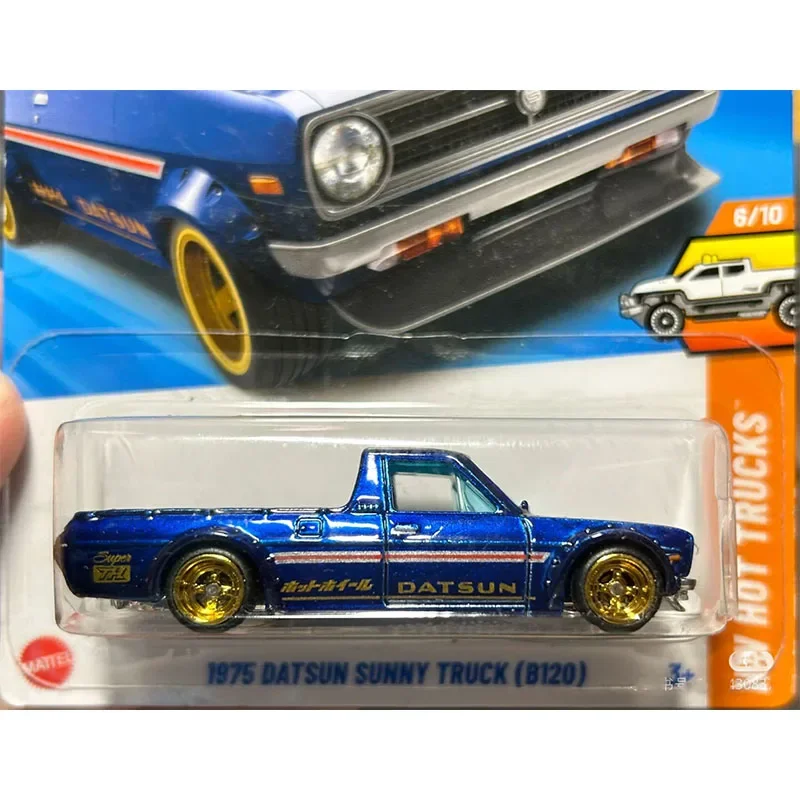 2025D Hot Wheels TH Car Model Super Treasure Hunt 1975 DATSUN Sunny Truck Limitied Collectible Model Room Ornament Boy Toy Gift