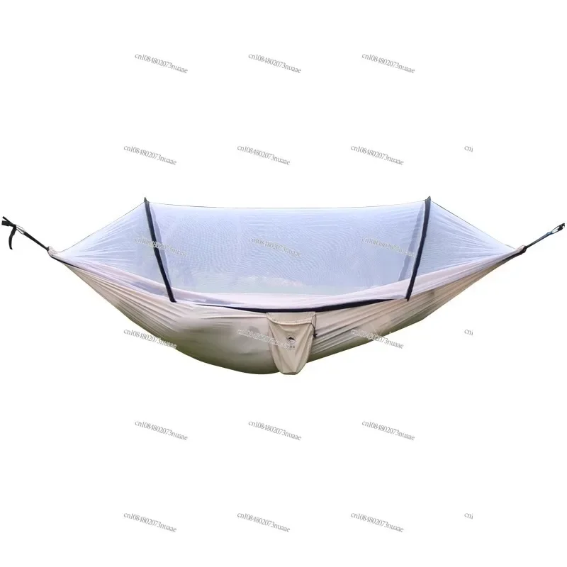 Changxiang Anti-Mosquito Hammock Outdoor Double 210T Nylon Spinning Mesh Anti-Flip Nylon Spinning Jackstay Portable Hanging