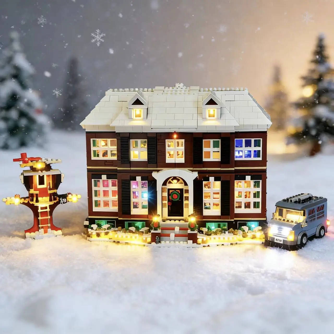 Die Desktop-Dekoration LED-Lampe 21330 enthält keine Bausteine (nur LED-Lampen-Set). Geburtstags- und Weihnachtsgeschenke für Kinder