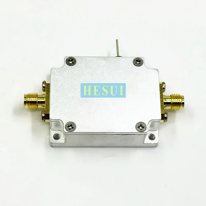 

5V 33dB 500MHz - 6.3GHz 6300MHz RF LNA Amplifier module Microwave Low Noise Amplifier module SMAport CNC shielding case