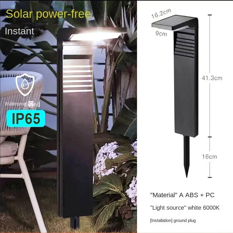 New LED Solar Lawn Light Outdoor Waterproof Courtyard Villa Garden Decoration Landscape Light