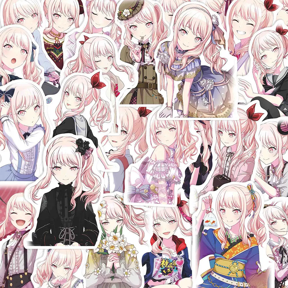 48PCSโครงการSekai Akiyama Mizukiอะนิเมะสติกเกอร์การ์ตูนGraffiti Decalsหมวกกันน็อกสเก็ตบอร์ดแล็ปท็อปรถจักรยานยนต์สติกเกอร์ตกแต่ง