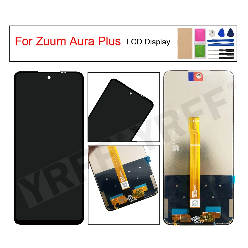 Pantalla LCD y conjunto de digitalizador con pantalla táctil para Zuum Aura Plus