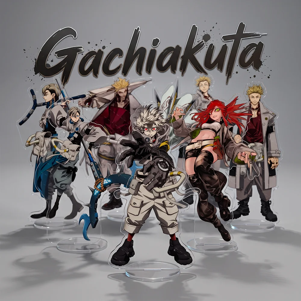 Gachiakuta Classic Ver 15CM Double Sided Acrylic Stand Keychain 2026 New Anime Stand Rudo Enjin Riyo Zanka Desk Decor
