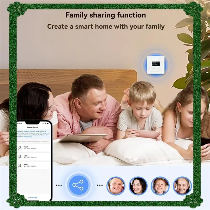 24-Hour Delivery Tuya Wifi Smart Thermostat House Room Temperature Controller Digital LCD Display