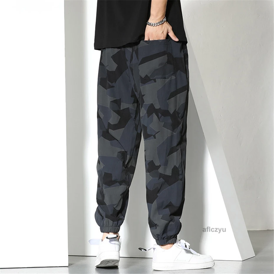 CamSolomon-Pantalon de jogging pour homme, style camouflage décontracté, longueur de rinçage, mode astronomique, grande taille 6XL