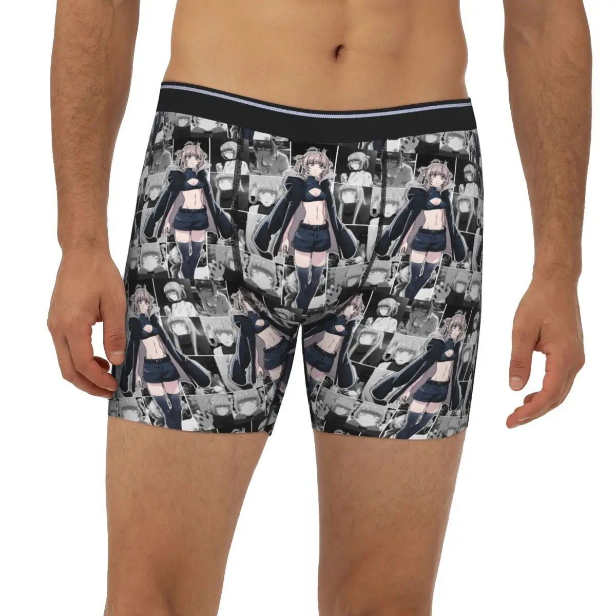 

Длинные трусы-боксеры Call Of The Night в стиле аниме Nazuna Nanakusa, короткие мужские трусы, нижнее белье для мужчин, подарки бойфренду