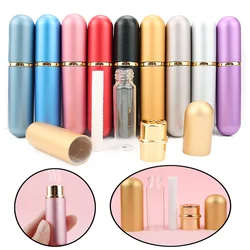 10-45 sets Aluminum Inhaler Stick Blank Nasal Inhaler Tube with Cotton Wicks Portable Empty Nasal Inhaler for Essential Oil