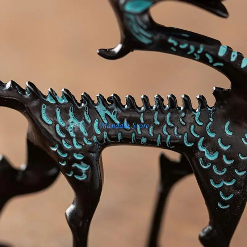 

U2JC Dragon Incenses Burners Craft Decorative Room