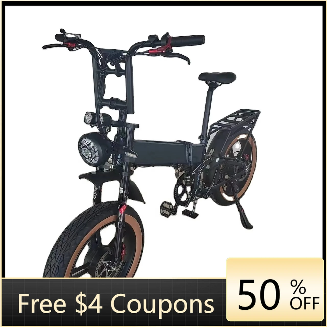 

Rs 52V 2000W dual motor 52V21Ah folding electric bicycle hydraulic brake full suspension fat tire 60kmh electric city bicycle