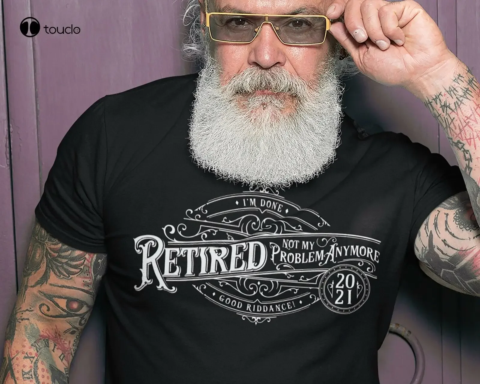 

Retired Gift T-Shirt Vintage Retirement Unisex Short Sleeve Tee Kikajwdc Custom Aldult Teen Unisex Digital Printing Xs-5Xl