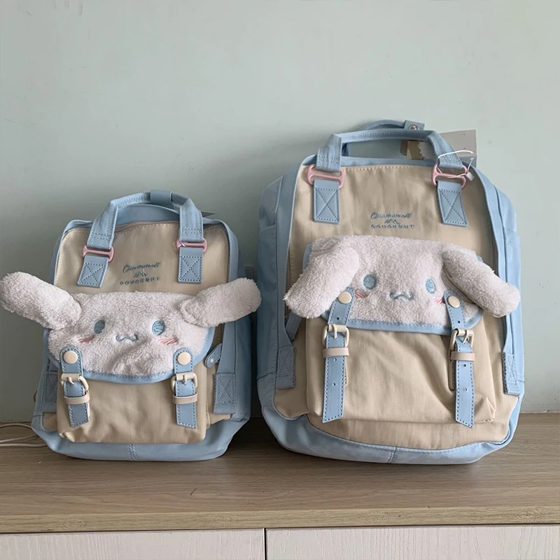 Kawaii Sanrio Backpack Cinnamoroll Anime Cartoon Cute Student Book Learn Stationery Storage Schoolbag Travel Toys Girls Gifts