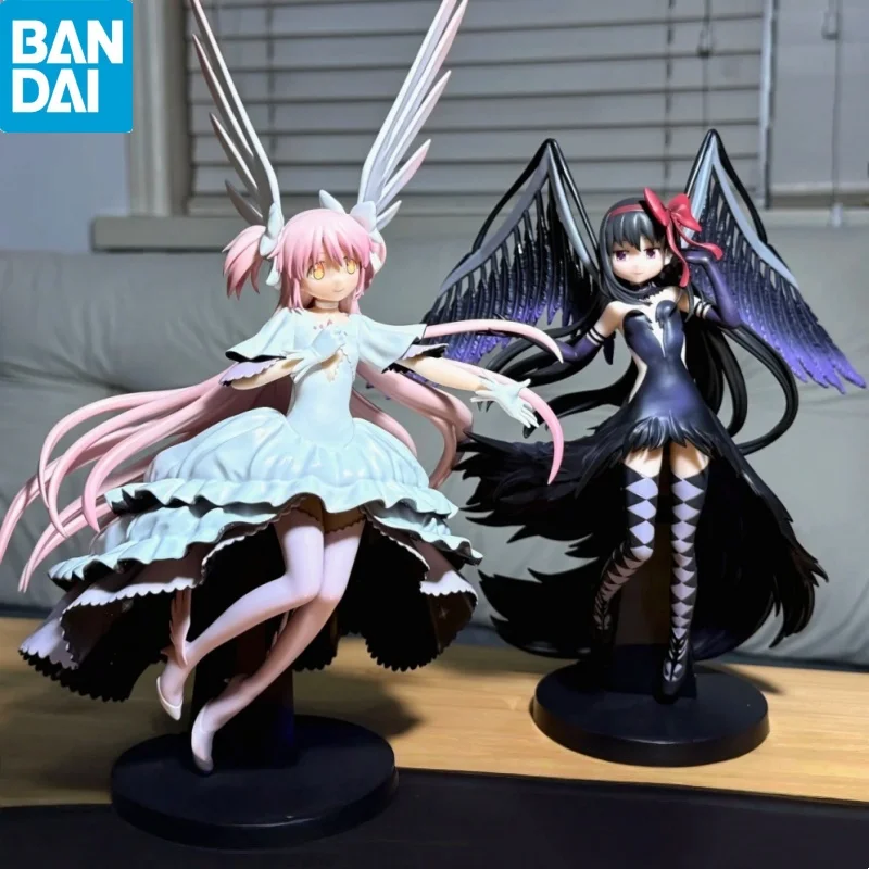 

InStock Original Bandai Presto Anime Madoka Magica Figure Kaname Madoka Akemi Homura Action Figure Toy Collector Doll Model Gift