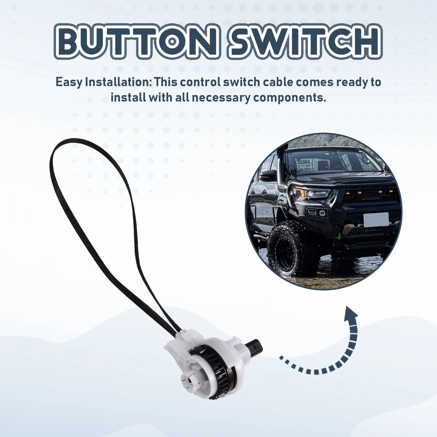 A85E-Car A/C سخان زر التبديل كابل التحكم لتويوتا هايلكس فيجو كورولا الأجزاء الداخلية 55909-26060 اليسار