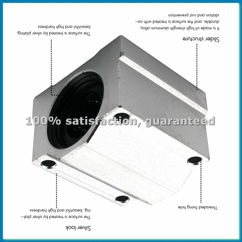 

4 шт. SC20UU 20 мм алюминиевые линейные подшипники-втулки для ЧПУ-A10G