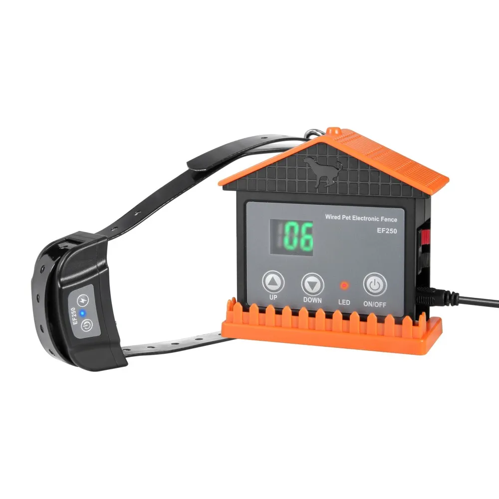 

200-Meters Wire In-ground Electric Dog Fence System with Waterproof & Rechargeable Collar Underground Pet Fence for 1 Dog