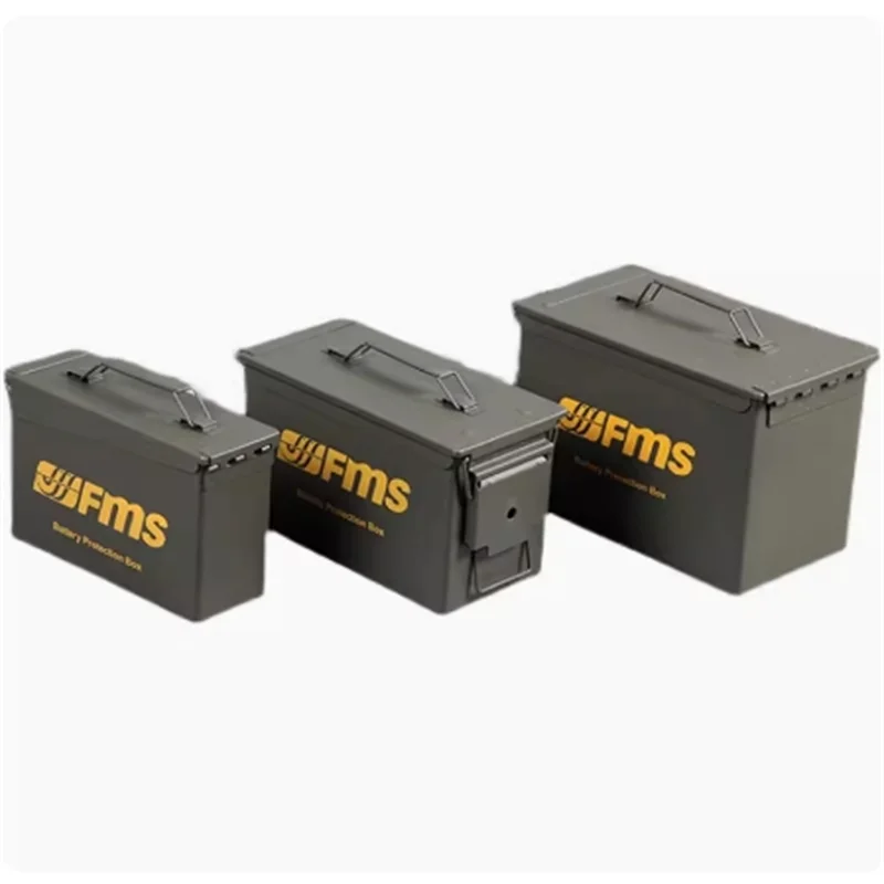 FMS Customized RC Lithium Battery Iron Box Explosion proof Protection Box Safety Storage Safe Waterproof and Fireproof