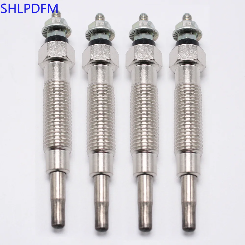 SHLPDFM 4Pcs/SE Bujías incandescentes para calentador diésel para Mitsubishi Challenger L200 L300 2.5 D Dual Core