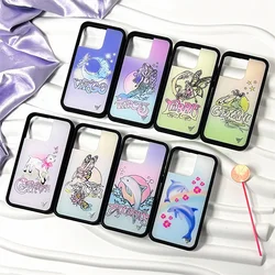 Wildflower Cute Moon Dolphin Phone Case for iPhone 17 16 15 14 13 12 Pro Max Plus WF Fashion Goat Angel Girl Cover Funda Gift