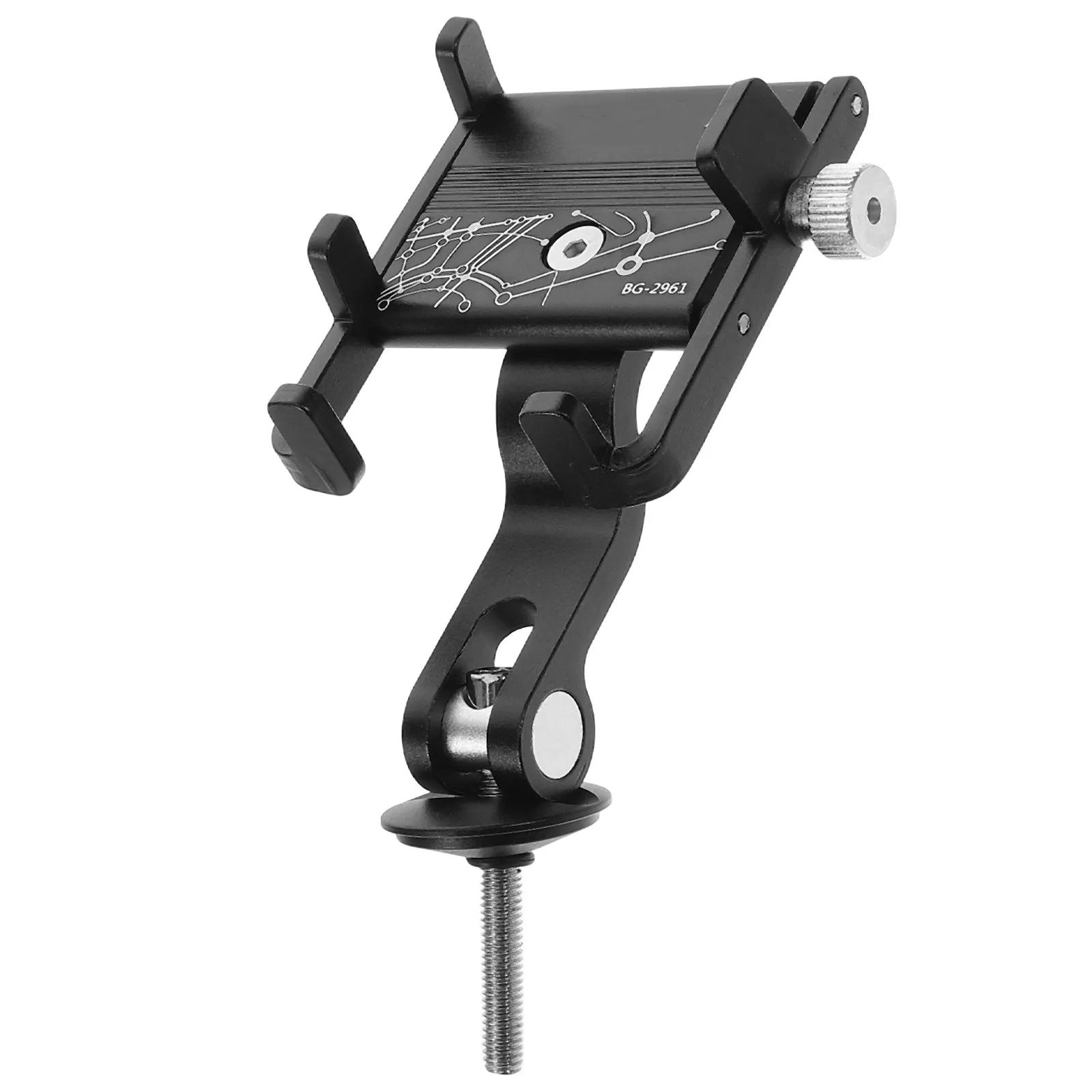 

Bicycle Phone Mount Aluminum Alloy Universal Holder For Mountain Bike Motorcycle Scooter Handlebar Clamp Lightweight