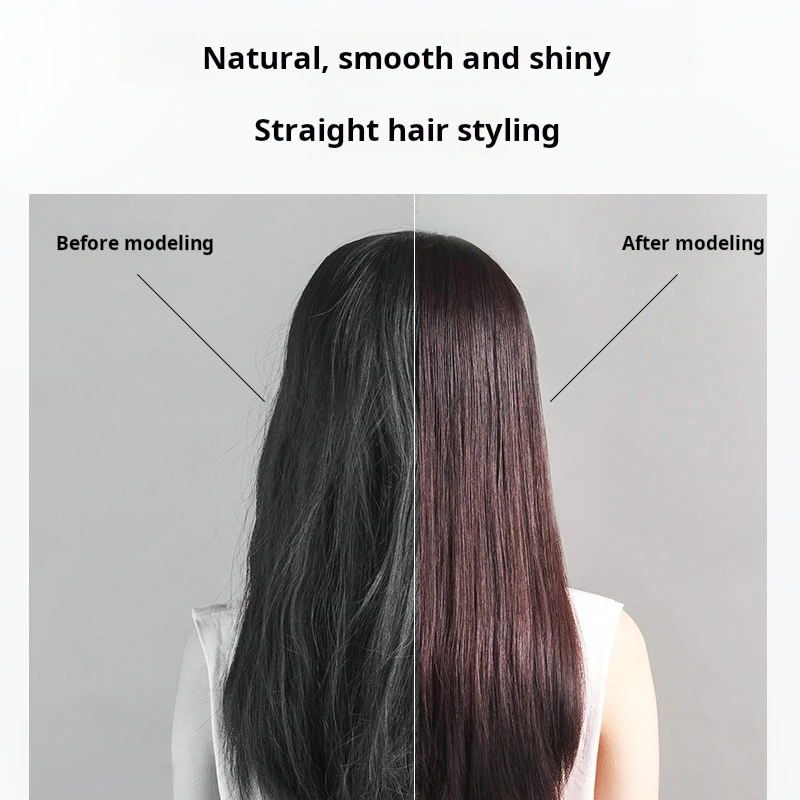 Professional 2-in-1 Hair Straightener And Dryer Heat-Up Flat Iron Compatible with  Airstrait Hair Styling Tool