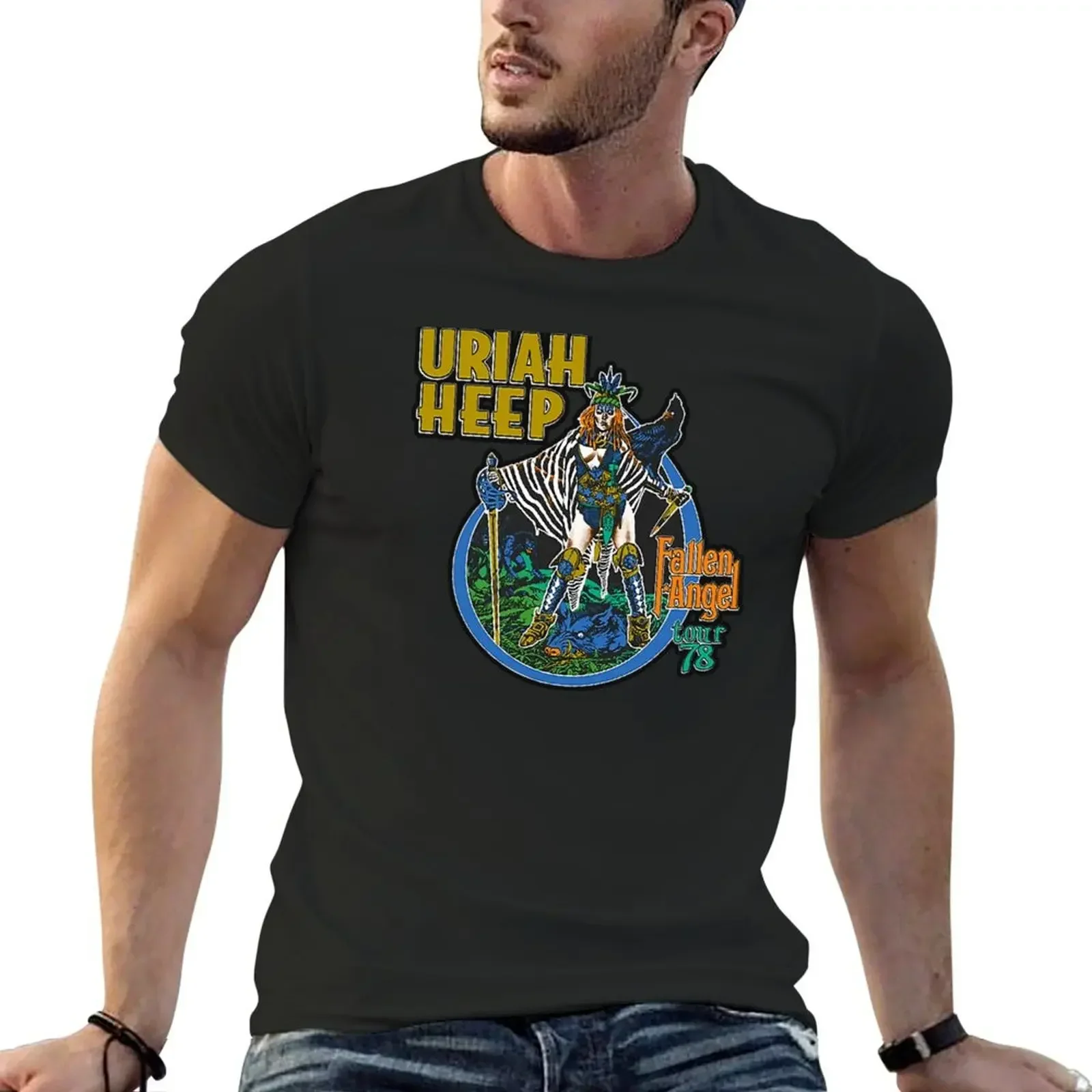 

Uriah Heep T-Shirt summer clothes custom shirt baggy shirts mens graphic t-shirts hip hop