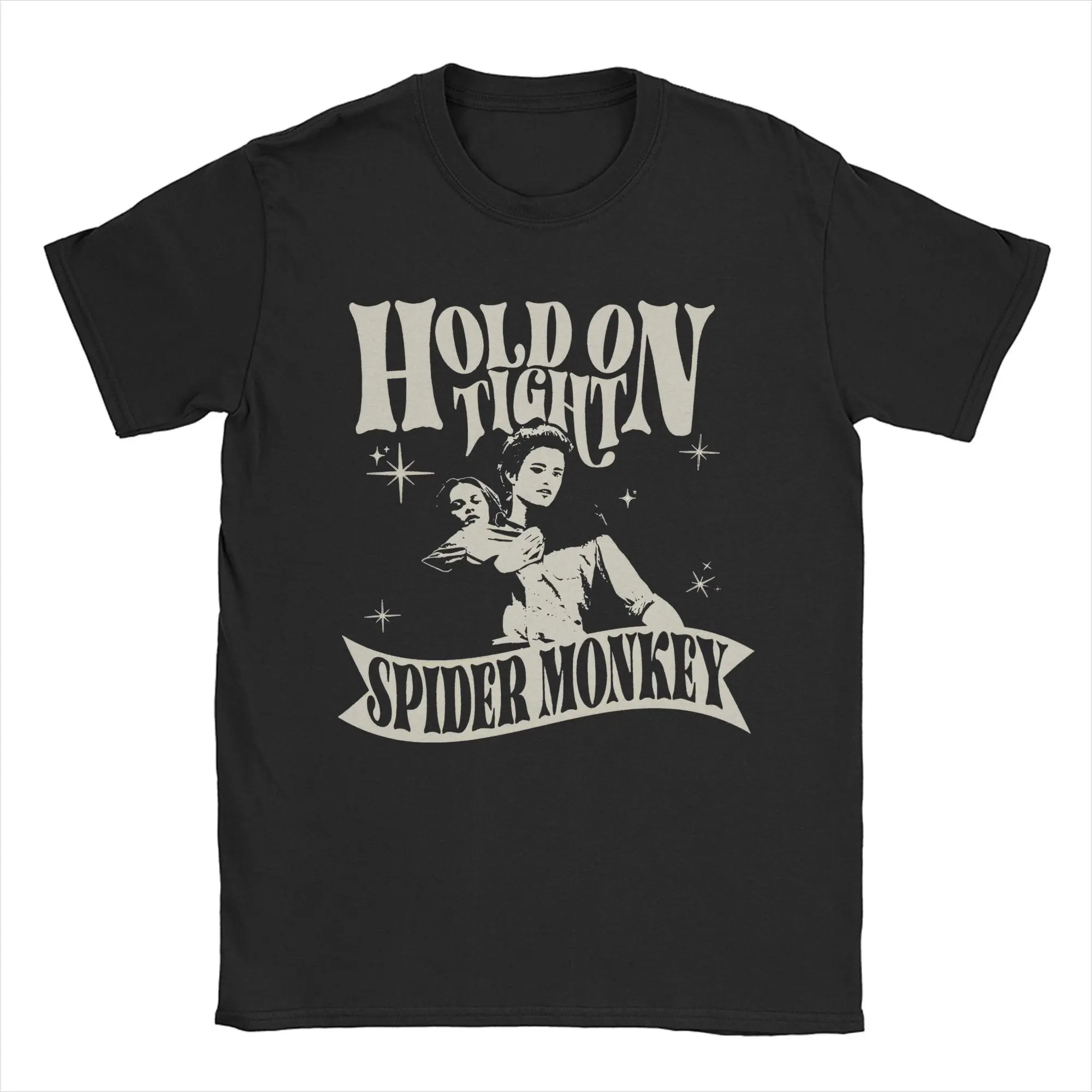 Hold On Tight Spider Monkey T Shirt Men Women Cotton Leisure T-Shirt O Neck The Twilight Saga Tees Short Sleeve Tops Printed