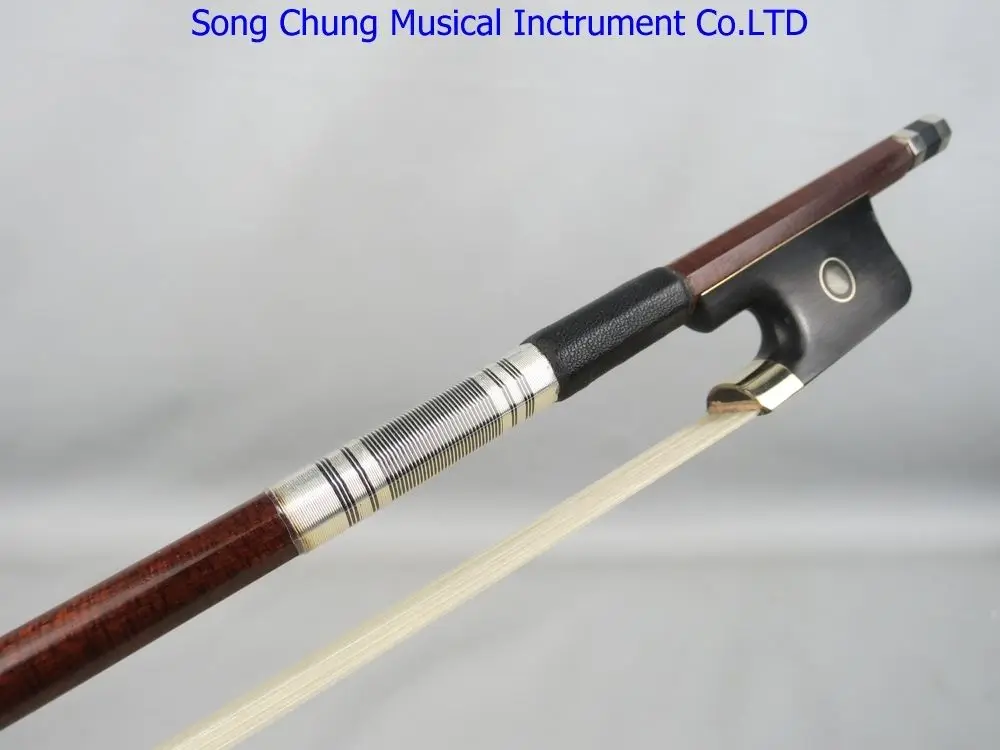 

1pcs profession Pernambuco Carbon fiber viola bow,copper mounted