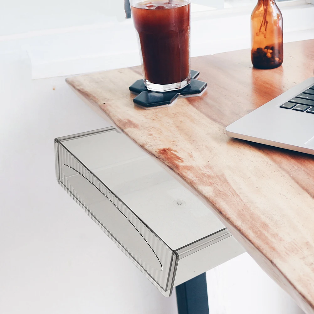 

Under Desk Drawer Large Capacity Hidden Storage ganizer for Desktop Table Shelf Office Supplies Pencil Notebook Holder