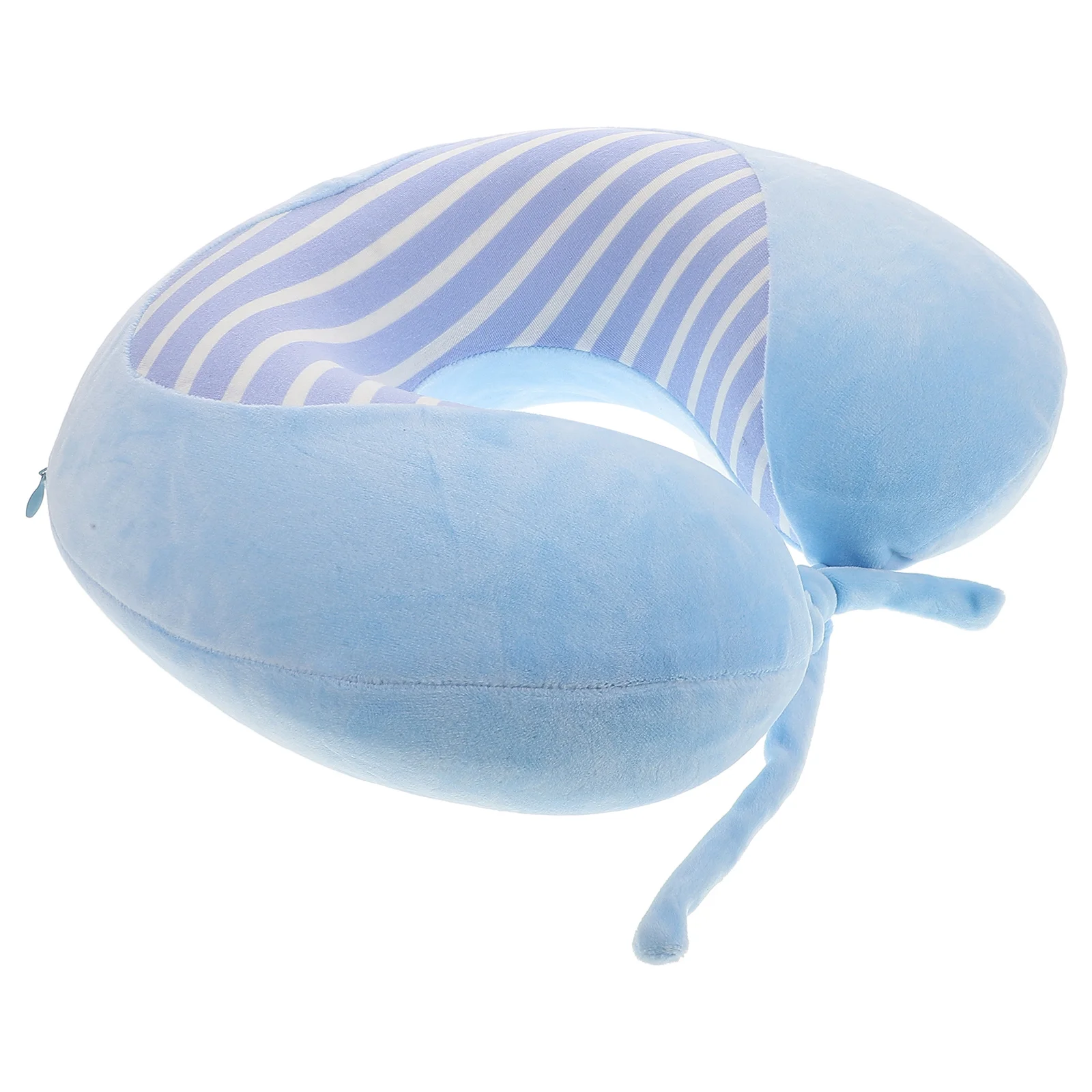 

U-shaped Memory Foam Pillow Travel Neck Pillows Airplane Car Office Use Slow Rebound Washable Lightweight Portable