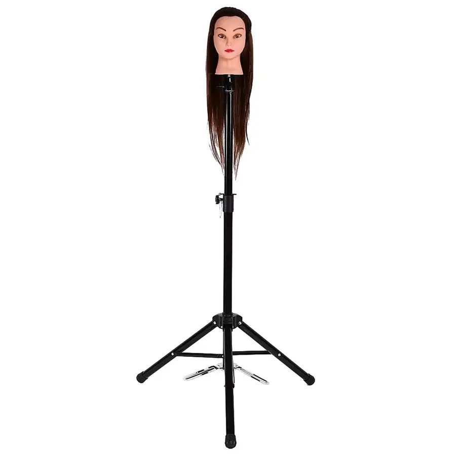 

Stand Tripod, Adjustable Hairdressing Training Mannequin Manikin Head Tripod Stand Manikin Wig Doll Holder for Cosmetology Haird
