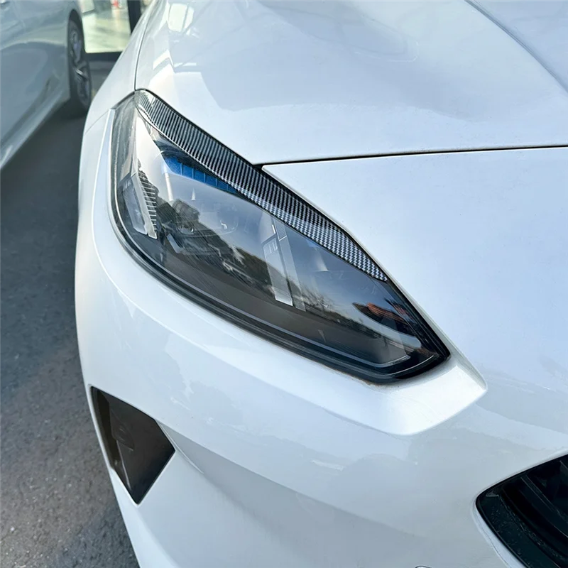 سيارة الجبهة العلوي الحاجب رئيس ضوء الجفن الحاجب لسيارات BMW 1 سلسلة F70 2 سلسلة F74 2024 + ألياف الكربون