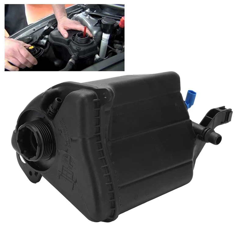 NEW-For BMW 5 6 7 Series F10 F07 F11 F12 F13 F06 F18 F02 535I Coolant Expansion Tank Radiator Auxiliary Kettle 17137647283