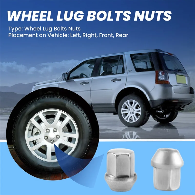 

20Pcs For Cadillac Buick New Lacrosse Land Rover Freelander 2 Evoque Wheel Lug Bolt Stud Nut LR001381