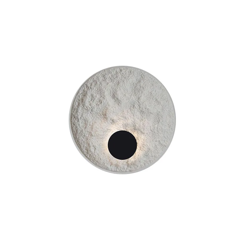 

Nordic round wall lamp personalized living room background wall wall bedroom bedside lamp aisle hotel designer