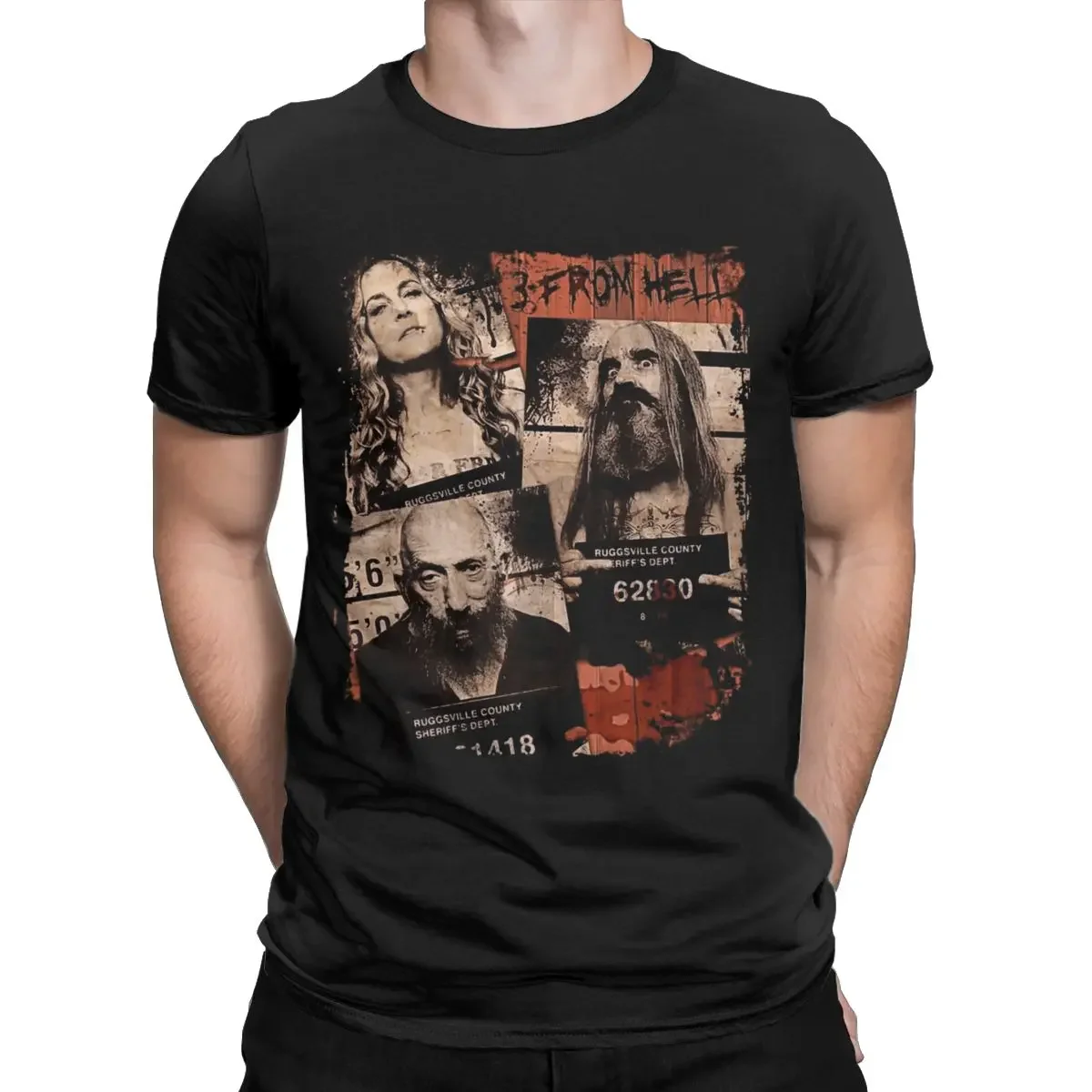 

3 From Hell Art Horror Devil's Rejects Otis Baby Captain Spaulding halloween monsteerr horror movie Tee Shirt Classic T-Shirts
