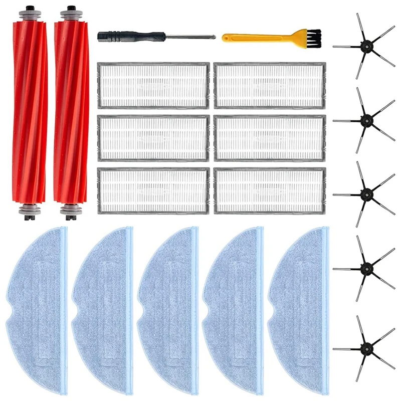 Für s7/s7 plus s7/s7 maxv ultra/s7 maxv/t7s roboter staubsauger/t7s/t7s plus hauptseiten bürsten filter mopps