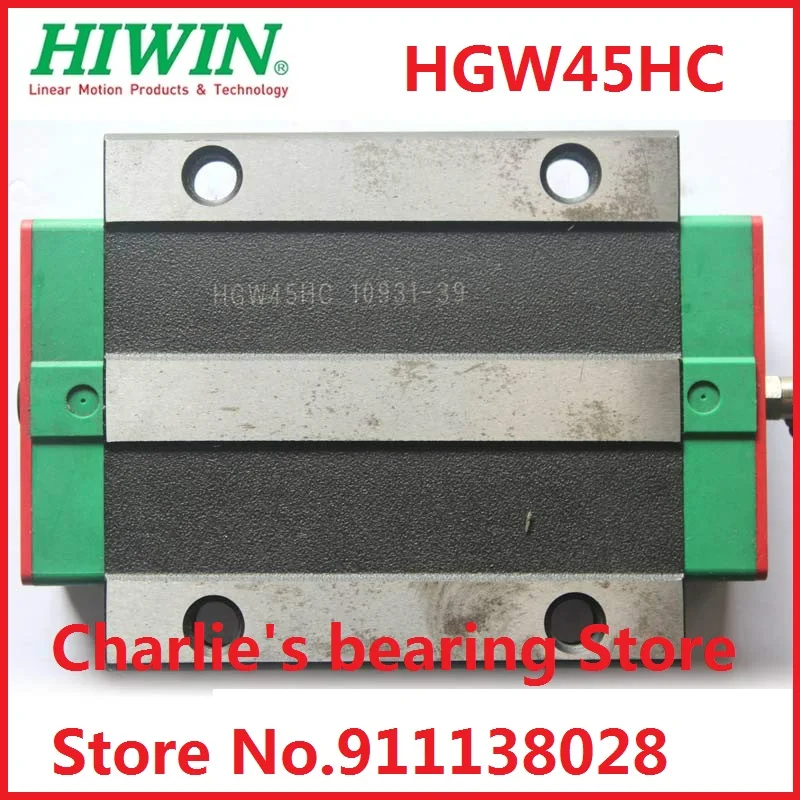 

1pc 100% brand new original genuine Hiwin brand linear guide block HGW45HC