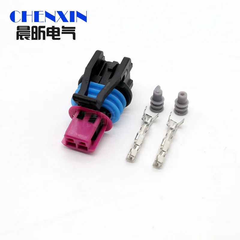 

car accessory 1 Set GM LS ECT 2 Pin Female Delphi Auto Connector 15449028 15449028-1