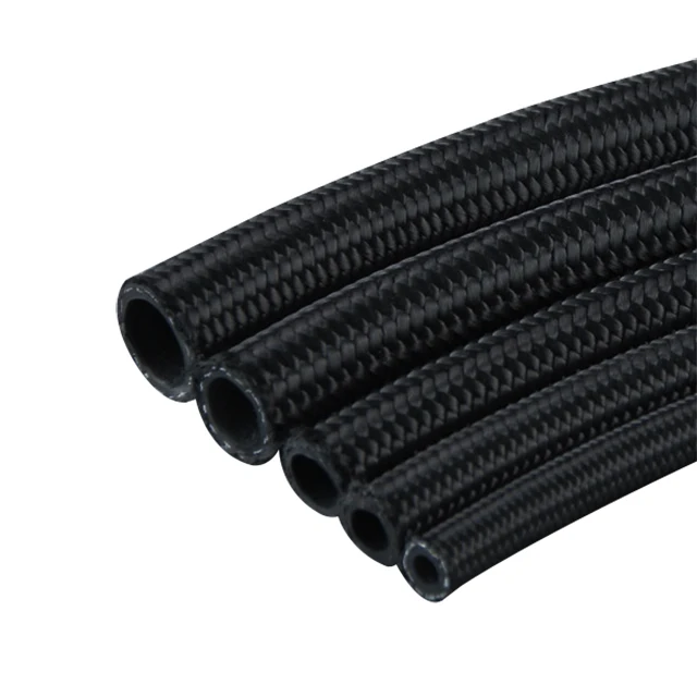 WLR RACING - 4 AN Pro's Lite Black  Braided Racing Hose Fuel Oil Line  350 PSI 0.3M WLR7311-1