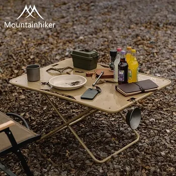 Mountainhiker 휴대용 접이식 캠핑 테이블, 자가 운전 접이식 바베큐 책상, 야외 피크닉 테이블, 알루미늄 합금 테이블 Best5 Mountainhiker 휴대용 접이식 캠핑 테이블, 자가 운전 접이식 바베큐 책상, 야외 피크닉 테이블, 알루미늄 합금 테이블 Best5