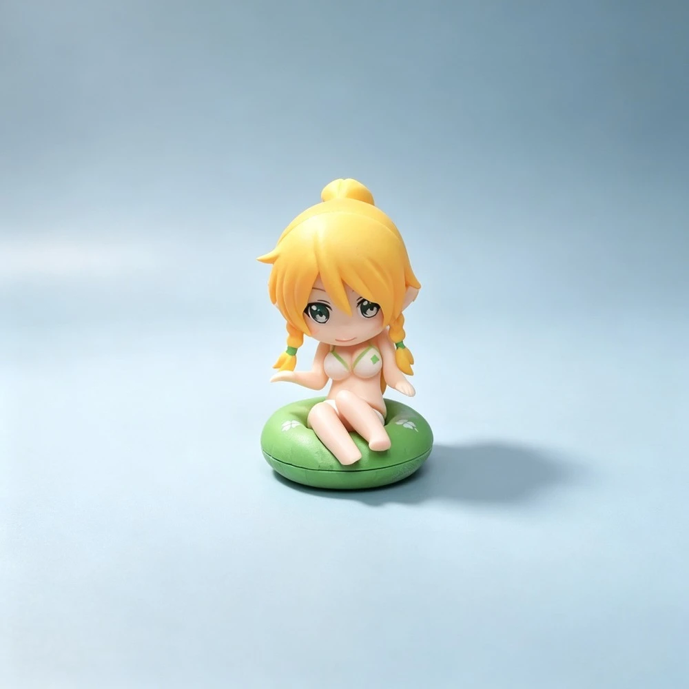 5-7cm Anime Sword Art Online Figure Lisbeth/Asuna/Leafa/Silica Action Figures PVC Desktop Ornamen Model Collection Toys Gifts view 5